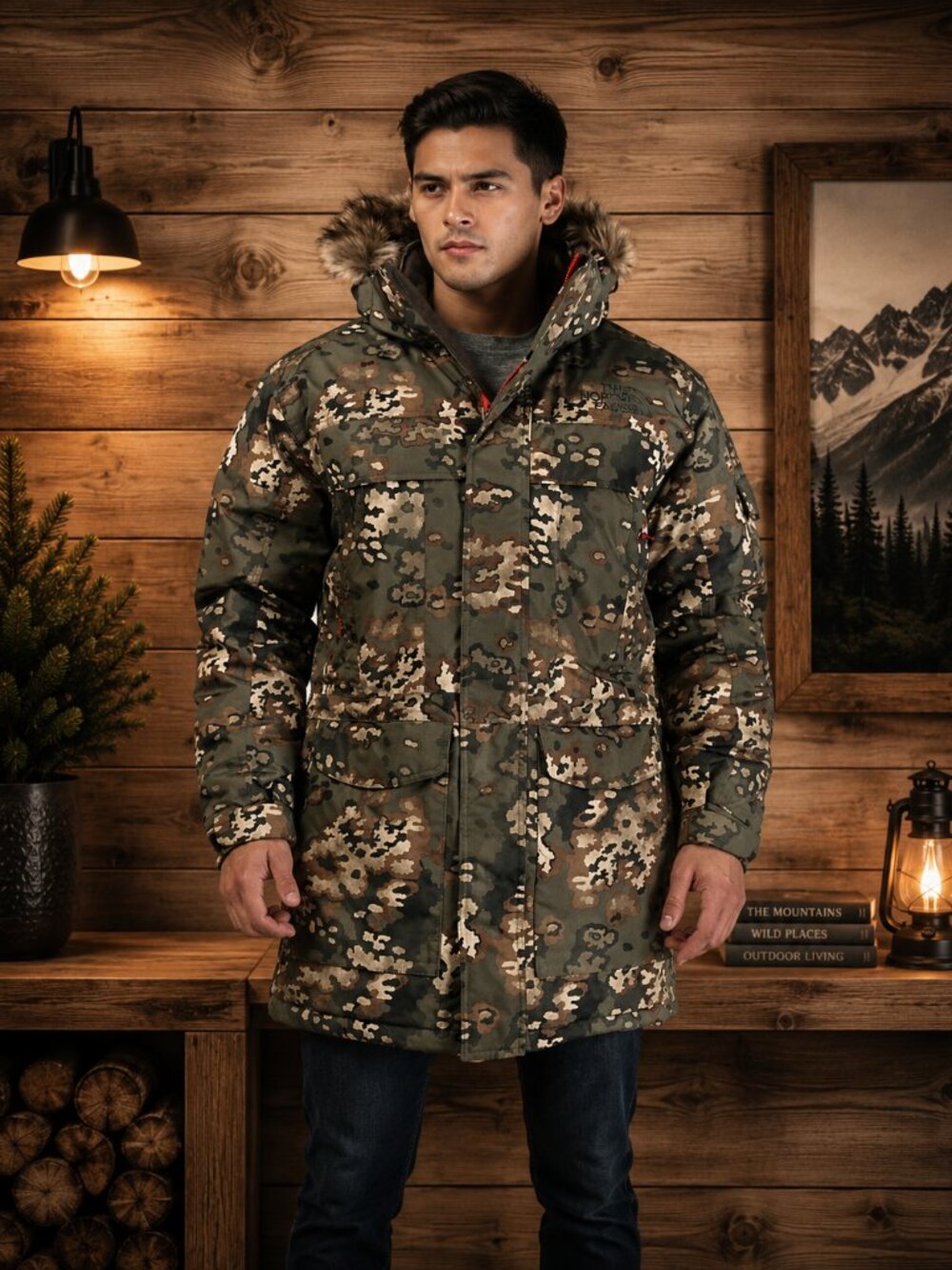 North Face Men's McMurdo Down Parka - XL/Camo NEW! RARE!